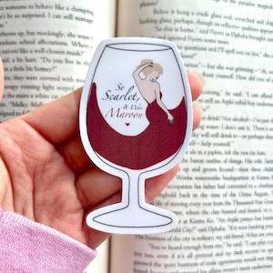 Taylor Maroon Sticker