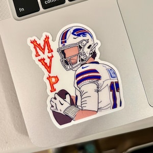 Josh Allen MVP Sticker - Etsy