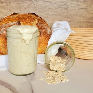 Organic Sourdough Bread Starter – Ideal for Beginners and Artisan Bakers - Make Homemade Artisan Loaves - Beginner-Friendly - FREE Shipping!