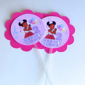 Gracie Girl Cupcake Topper, Gracie Girl Party Decorations, Customized Cake Topper, Gracie Girl, Gracie Girl Party Favors