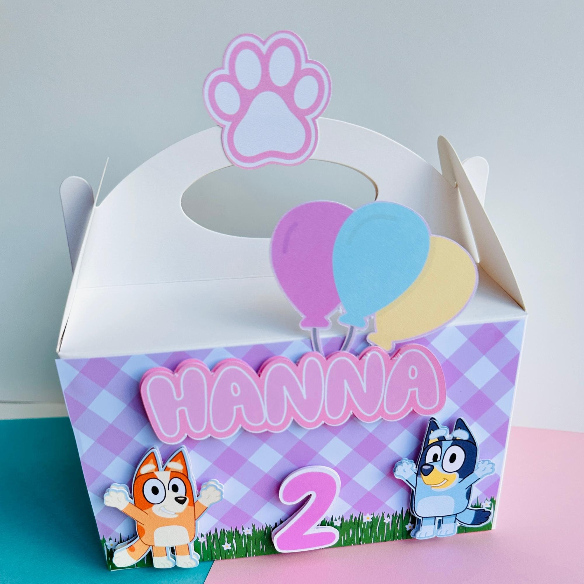 Blue Dog Favor Box