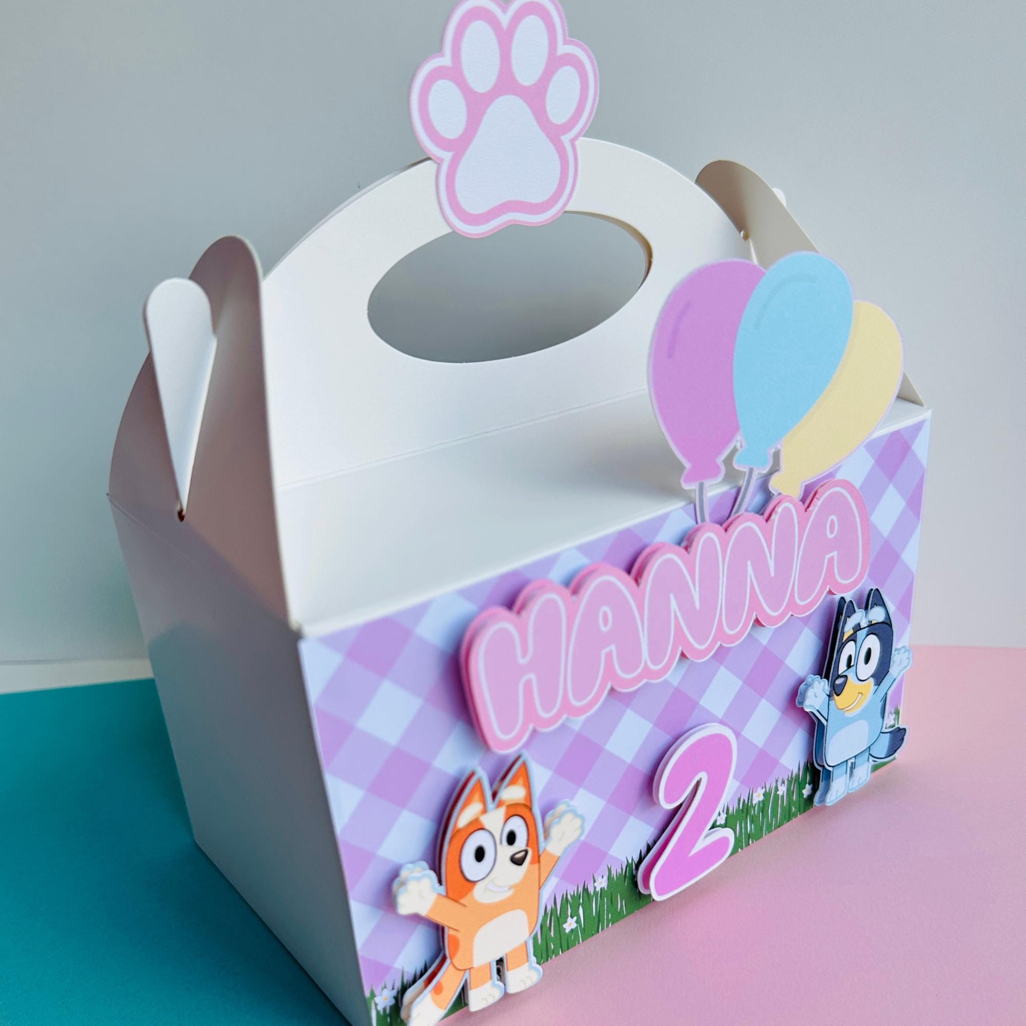 Blue Dog Favor Box
