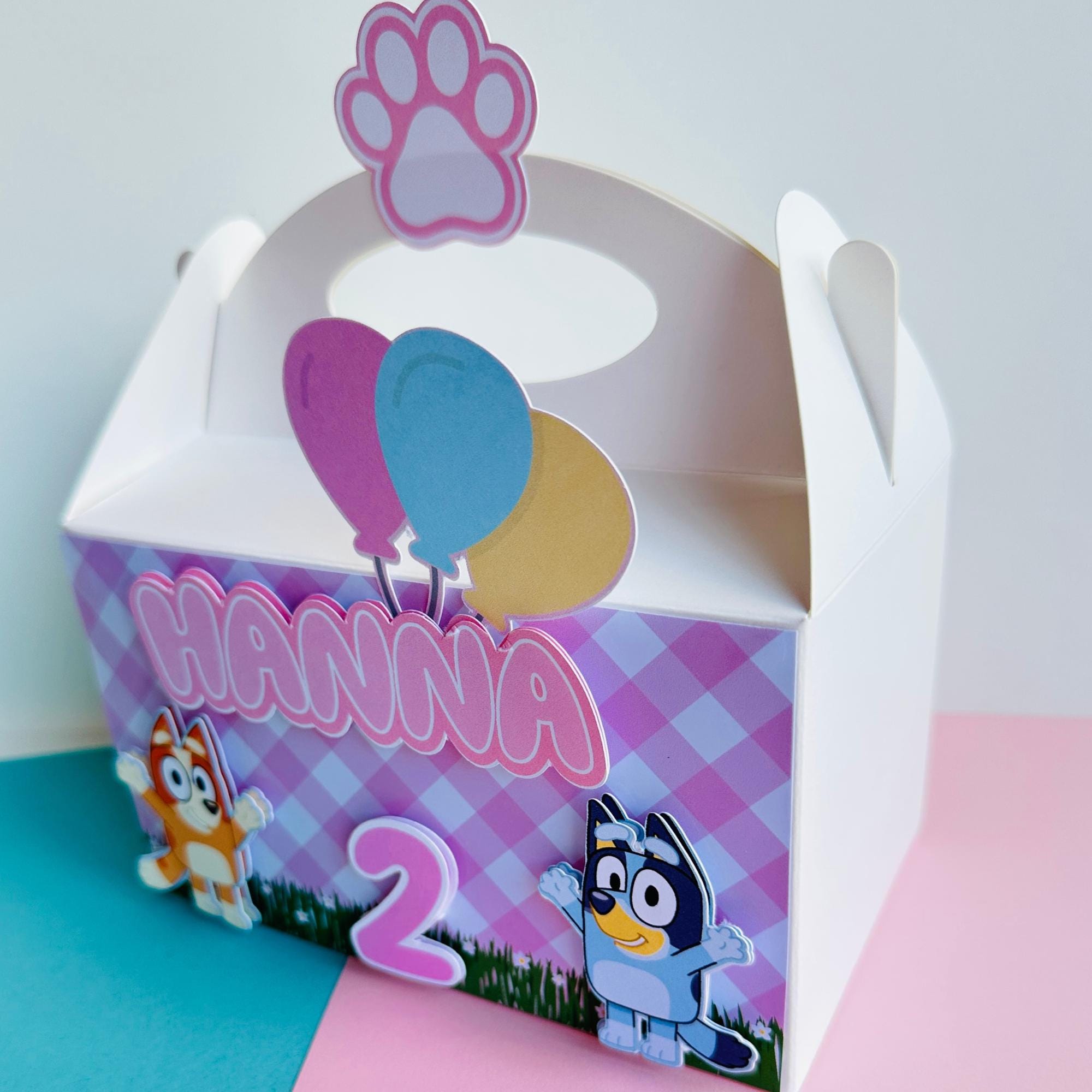 Blue Dog Favor Box