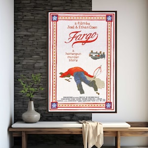 Fargo Movie Poster | High Quality Print | Movie Art | Wall Decor | Film Fan Collectibles | Gift Poster