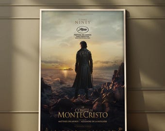The Count of Monte Cristo Movie Poster | High Quality Print | Movie Art | Wall Decor | Film Fan Collectibles | Gift Poster