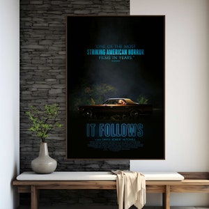 It Follows Movie Poster | High Quality Print | Movie Art | Wall Decor | Film Fan Collectibles | Gift Poster