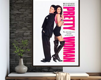 Pretty Woman Movie Poster | High Quality Print | Movie Art | Wall Decor | Film Fan Collectibles | Gift Poster