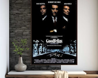 GoodFellas Movie Poster | High Quality Print | Movie Art | Wall Decor | Film Fan Collectibles | Gift Poster