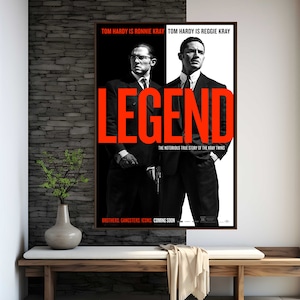Legend Movie Poster | High Quality Print | Movie Art | Wall Decor | Film Fan Collectibles | Gift Poster