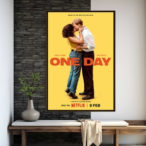 One Day 2024 Film Poster | Hochwertiger Druck | Filmkunst | Wanddekoration | Filmfächer Sammlerstücke | Geschenk Poster