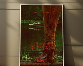 River Movie Poster | High Quality Print | Movie Art | Wall Decor | Film Fan Collectibles | Gift Poster