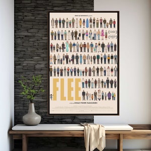 Flugt 2021 Movie Poster | High Quality Print | Movie Art | Wall Decor | Film Fan Collectibles | Gift Poster