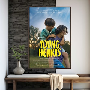 Junge Herzen 2024 Filmposter | Hochwertiger Druck | Filmkunst | Wanddekoration | Filmfächer Sammlerstücke | Geschenk Poster