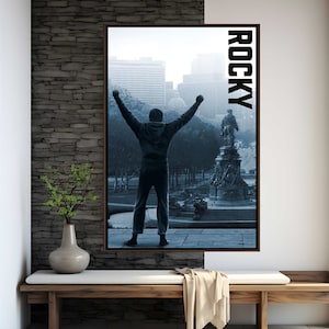 Rocky Movie Poster | High Quality Print | Movie Art | Wall Decor | Film Fan Collectibles | Gift Poster