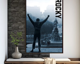 Rocky Movie Poster | High Quality Print | Movie Art | Wall Decor | Film Fan Collectibles | Gift Poster