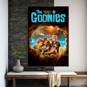 Póster de la película Los Goonies / Impresión de alta calidad / Arte cinematográfico / Decoración de pared / Objetos de colección para cinéfilos / Póster de regalo