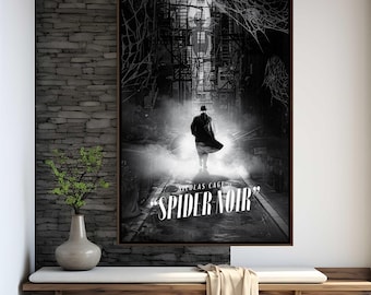 Spider-Noir Movie Poster | High Quality Print | Movie Art | Wall Decor | Film Fan Collectibles | Gift Poster