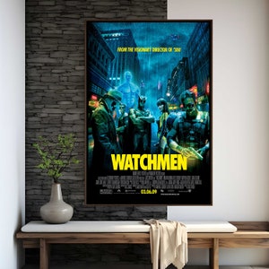 Watchmen Movie Poster | High Quality Print | Movie Art | Wall Decor | Film Fan Collectibles | Gift Poster