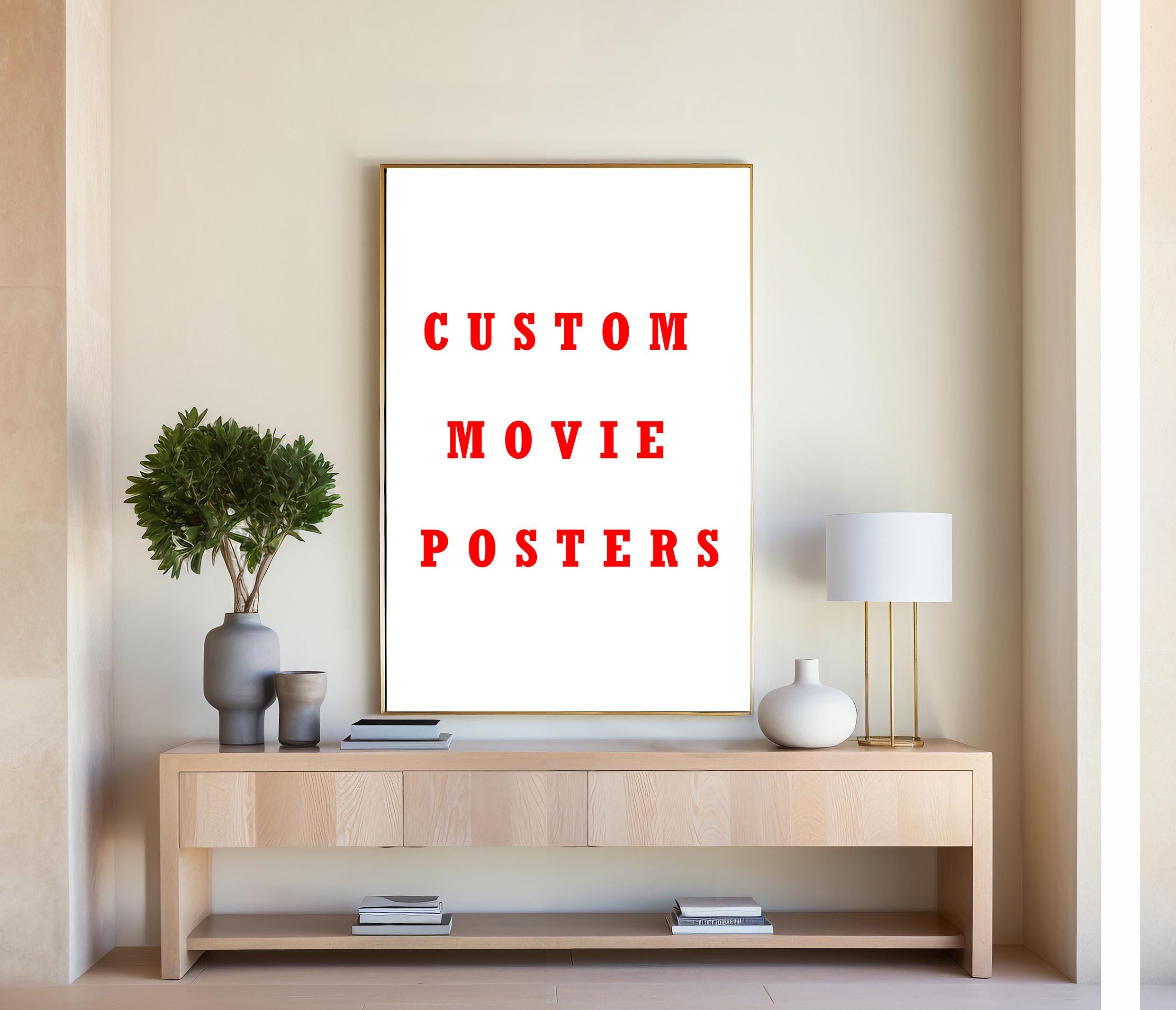 Custom Movie Poster | High Quality Print | Movie Art | Wall Decor ...