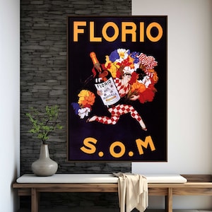 Florio Movie Poster | High Quality Print | Movie Art | Wall Decor | Film Fan Collectibles | Gift Poster