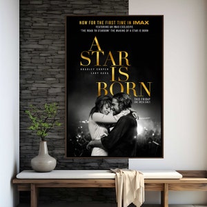 A Star Is Born 2018 Movie Poster | High Quality Print | Movie Art | Wall Decor | Film Fan Collectibles | Gift Poster