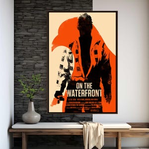 On the Waterfront Movie Poster | High Quality Print | Movie Art | Wall Decor | Film Fan Collectibles | Gift Poster