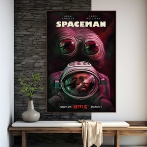Spaceman Movie Poster | High Quality Print | Movie Art | Wall Decor | Film Fan Collectibles | Gift Poster