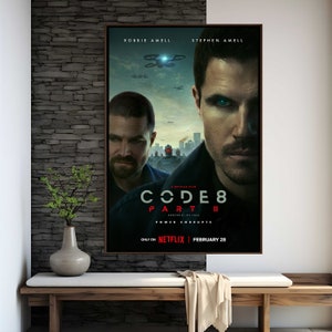 Code 8 Part 2 Movie Poster | High Quality Print | Movie Art | Wall Decor | Film Fan Collectibles | Gift Poster