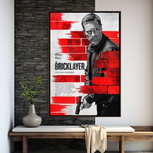 The Bricklayer Movie Poster | High Quality Print | Movie Art | Wall Decor | Film Fan Collectibles | Gift Poster
