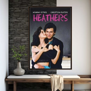 Heathers Movie Poster | High Quality Print | Movie Art | Wall Decor | Film Fan Collectibles | Gift Poster