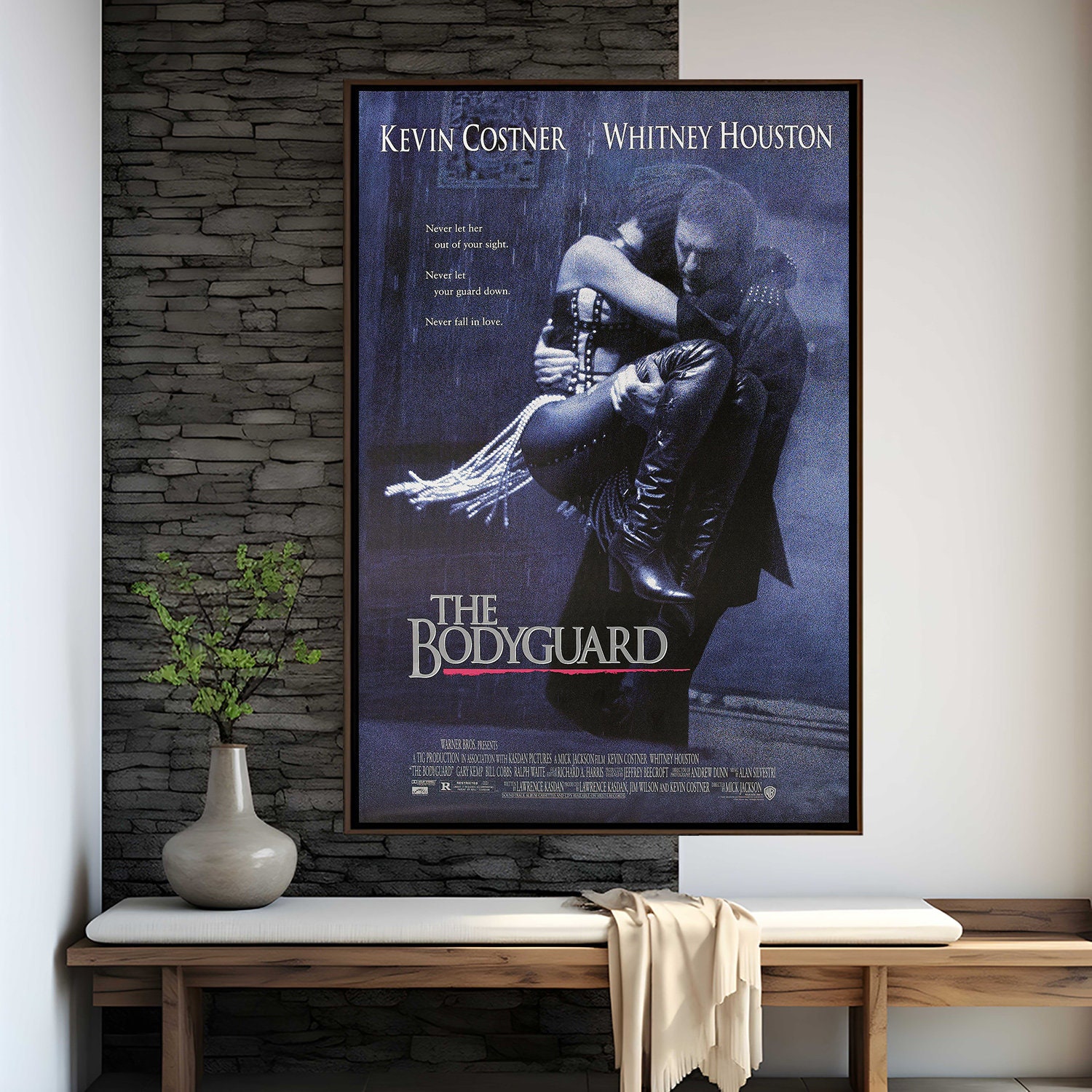 The Bodyguard Movie Poster | High Quality Print | Movie Art | Wall Decor |  Film Fan Collectibles | Gift Poster, image size:1500x1500