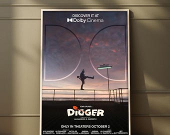 Digger Movie Poster | High Quality Print | Movie Art | Wall Decor | Film Fan Collectibles | Gift Poster