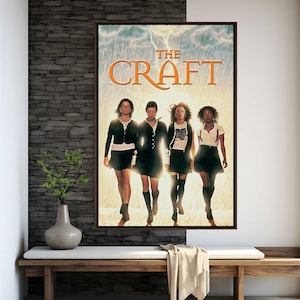 The Craft Poster | Hochwertiger Druck | Filmkunst | Wanddekoration | Filmfächer Sammlerstücke | Geschenk Poster