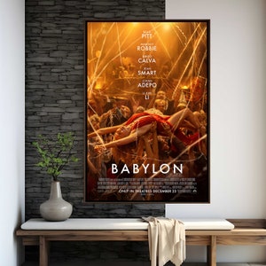 Babylon Movie Poster | High Quality Print | Movie Art | Wall Decor | Film Fan Collectibles | Gift Poster