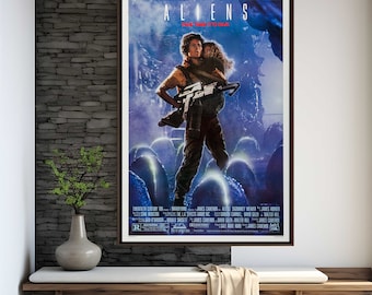 Aliens Movie Poster | High Quality Print | Movie Art | Wall Decor | Film Fan Collectibles | Gift Poster