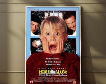Home Alone Movie Poster | High Quality Print | Movie Art | Wall Decor | Film Fan Collectibles | Gift Poster