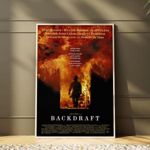 Backdraft poster - Etsy 日本