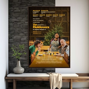 The Holdovers Movie Poster | High Quality Print | Movie Art | Wall Decor | Film Fan Collectibles | Gift Poster