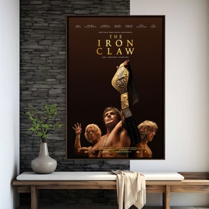 The Iron Claw Movie Poster | High Quality Print | Movie Art | Wall Decor | Film Fan Collectibles | Gift Poster