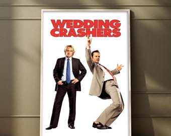 Wedding Crashers Movie Poster | High Quality Print | Movie Art | Wall Decor | Film Fan Collectibles | Gift Poster