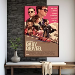 Autofahrer Poster | Hochwertiger Druck | Filmkunst | Wanddekoration | Filmfächer Sammlerstücke | Geschenk Poster