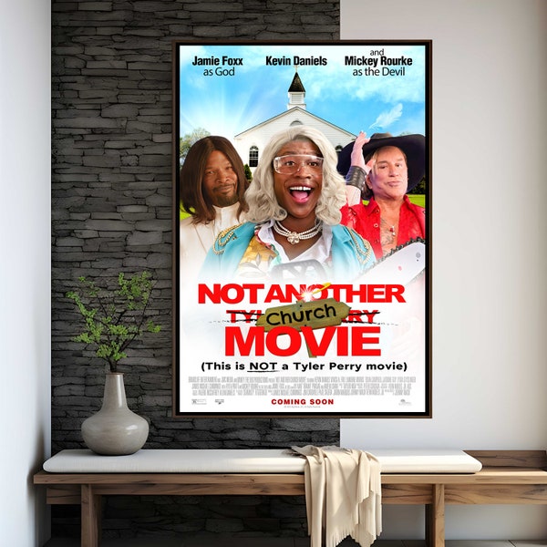 Not Another Church Movie Poster | Movie Art | Wall Decor | Film Fan Collectibles | Gift Poster