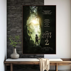 The Lost City of Z Movie Poster | High Quality Print | Movie Art | Wall Decor | Film Fan Collectibles | Gift Poster