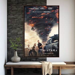 Twisters 2024 Movie Poster | High Quality Print | Movie Art | Wall Decor | Film Fan Collectibles | Gift Poster