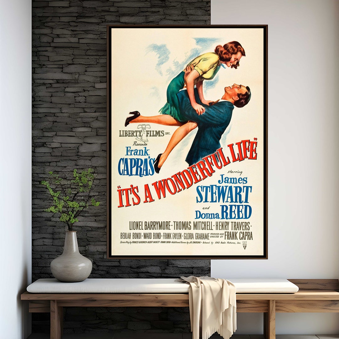 It's a Wonderful Life Movie Poster | High Quality Print | Movie Art ...