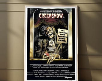Creepshow Movie Poster | High Quality Print | Movie Art | Wall Decor | Film Fan Collectibles | Gift Poster
