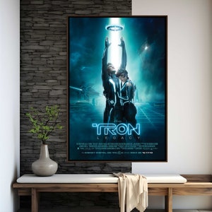 TRON Legancy Film Poster | Hochwertiger Druck | Filmkunst | Wanddekoration | Filmfächer Sammlerstücke | Geschenk Poster
