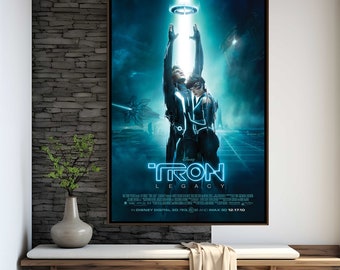 Tron Legacy Poster Sur Toile Décoration Murale Pour Salon