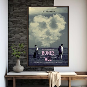 Bones and All Movie Poster | High Quality Print | Movie Art | Wall Decor | Film Fan Collectibles | Gift Poster