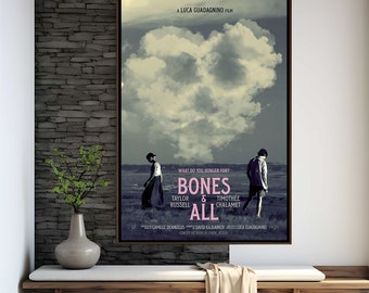 Bones and All Movie Poster | High Quality Print | Movie Art | Wall Decor | Film Fan Collectibles | Gift Poster